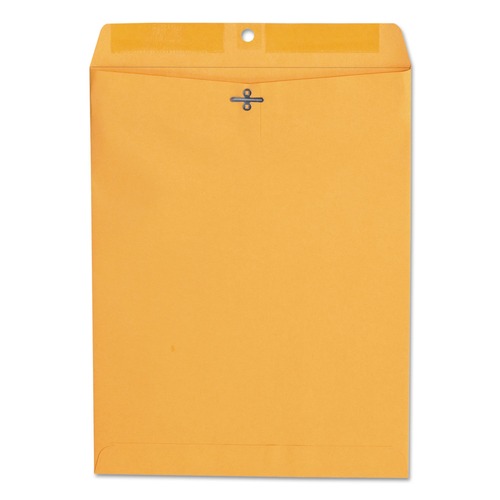 Envelopes & Mailers | Universal UNV35267 #97 Square Flap Gummed/Clasp Envelope - Brown Kraft (100/Box) image number 0