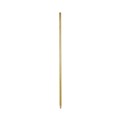 Brooms | Boardwalk BWK137 Heavy-Duty Threaded End Lacquered Hardwood 1.13 in. Diameter x 60 in. Broom Handle - Natural image number 1