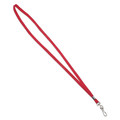 Label & Badge Holders | Advantus 75425 36 in. Long Metal J-Hook Fastener Deluxe Lanyards - Red (24/Box) image number 0