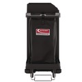 Cleaning Carts | Suncast Commercial HKC1000 24 in. x 62.13 in. x 49.75 in. 1 Shelf Plastic Standard Housekeeping Cart - Black image number 5