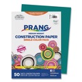 Cover & Cardstock | Prang P7703 9 in. x 12 in. 50 lb Text Weight SunWorks Construction Paper - Turquoise (50/Pack) image number 0