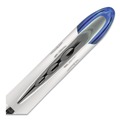 Back to School Sale | uni-ball 69024 VISION ELITE Bold 0.8 mm Hybrid Gel Pen - Blue Ink/White/Blue/Clear Barrel image number 3