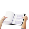 Notebooks & Pads | Blueline AF11150.81 75-Sheet 11 in. x 9.06 in. 1-Subject Medium/College Rule MiracleBind Notebook - Black Cover image number 2