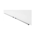 White Boards | Universal UNV43204 Frameless 72 in. x 48 in. Magnetic Glass Marker Board - White image number 4