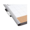 White Boards | U Brands 388U00-01 3N1 20 x 16 Magnetic Mod Dry Erase Board - White Surface/Gray/Black Plastic Frame image number 2
