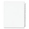 Dividers & Tabs | Avery 01340 25-Tab '251 - 275-ft Label 11 in. x 8.5 in. Preprinted Legal Exhibit Side Tab Index Dividers - White (1-Set) image number 0