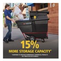 Trash Cans | Rubbermaid Commercial 2221457 BRUTE 35.01 in. x 70.7 in. x 9.5 in. Rotomolded Tilt Truck Lid - Black image number 1