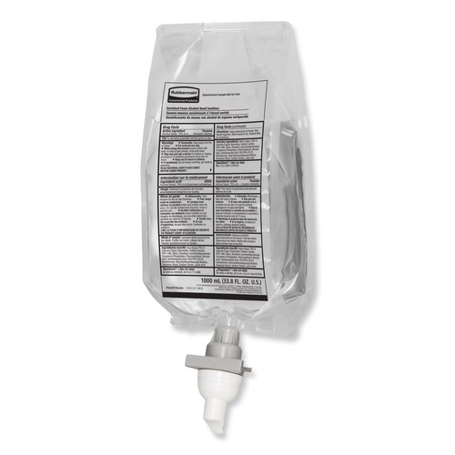 Hand Soaps | Rubbermaid Commercial 2080803 AutoFoam 1,000 mL Refill With Alcohol Foam Hand Sanitizer - Clear Fragrance-Free (4/Carton) image number 0