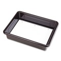 Boxes & Bins | Storex 62516U05C Storage Tray, Flat, 0.8 gal, 10.65-in x 10.65-in x 2.96-in, Black, 5/Pack image number 6