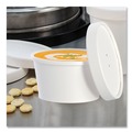 Food Trays, Containers, and Lids | SOLO KHSB8A-2050 8 oz Flexstyle Double Poly Paper Food Combo Packs - White (250/Carton) image number 3
