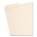 File Folders | Smead 14534 1/3-Cut Tabs Assorted 0.75 in. Expansion 1 Fastener Letter Size Top Tab Fastener Folders - Manila Exterior (50/Box) image number 2