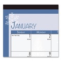 Back to School Sale | House of Doolittle 1396 18.5 in. x 13 in. 12-Month (Jan-Dec 2026) Recycled Desk Pad Calendar - Black Binding/Corners image number 1