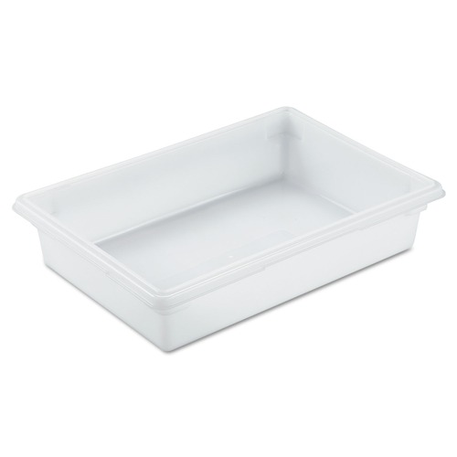 Just Launched | Rubbermaid Commercial FG350800WHT 8.5 Gallon 26 in. x 18 in. x 6 in. Food Tote Boxes - White image number 0