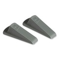 Office & Office Supplies | Master Caster 00972 Big Foot 2.25 in. W x 4.75 in. D x 1.25 in. H No Slip Rubber Wedge Doorstop - Gray (2/Pack) image number 0