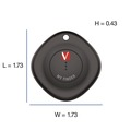 Office Electronics & Batteries | Verbatim 32132 My Finder Bluetooth Tracker - Black/White/Purple (3/Pack) image number 3