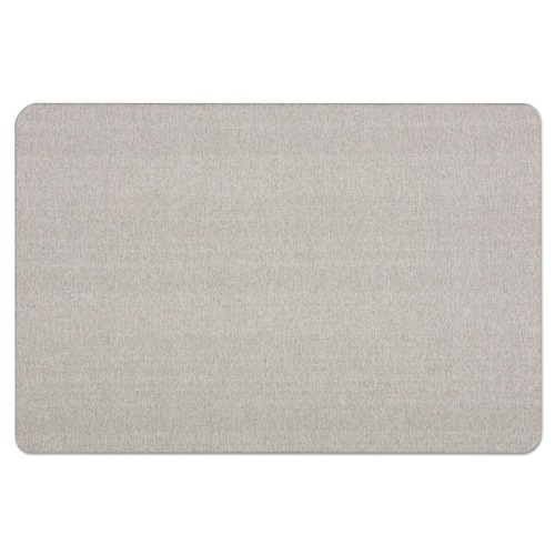  | Quartet 7683G 36 in. x 24 in. Oval Office Fabric Bulletin Board - Gray image number 0