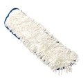 Mops | Rubbermaid Commercial FGQ80500WH00 18 in. Flow Nylon Flat Mop - White (6/Carton) image number 2
