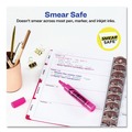 Highlighters | Avery 24010 HI-LITER Desk-Style Chisel Tip Highlighters - Fluorescent Pink Ink/Black Barrel (1-Dozen) image number 3