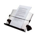 Desktop Organizers | 3M DH630 150 Sheet Capacity In-Line Adjustable Desktop Copyholder - Plastic (Black/Clear) image number 1