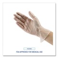 Disposable Gloves | Boardwalk BWK365XLCT 2.6 mil 9.5 in. Long Powder-Free General Purpose Vinyl Gloves - Extra Large, Clear (100/Box, 10 Boxes/Carton) image number 5