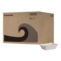  | Boardwalk BWK30LAG100 1 lbs. Capacity Paper Food Baskets - Red/White (1000/Carton) image number 0