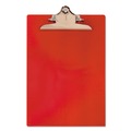 Just Launched | Saunders 21601 1 in. Clip Cap 8-1/2 in. x 12 in. Sheets Recycled Plastic Clipboard With Ruler Edge - Red image number 1