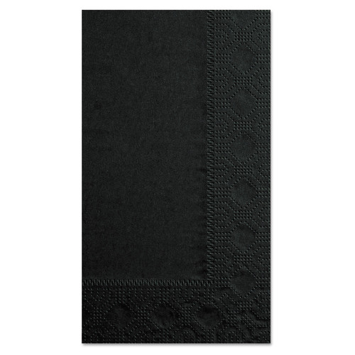 Paper Towels and Napkins | Hoffmaster 180513 15 x 17 2-Ply Dinner Napkins - Black (1000/Carton) image number 0