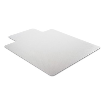 OFFICE FURNITURE ACCESSORIES | Alera CM1J232ALEPL 45 x 53 Occasional Use Studded Chair Mat for Flat Pile Carpet - Clear