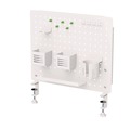 Clearance Center | Kantek PBS120W 20.58 in. x 1 in. x 17 in. 3-Compartment Steel Pegboard Organizer - White image number 1