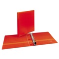 Binders | Avery 79170 11 in. x 8.5 in. 1 in. Capacity 3 Rings Heavy-Duty View Binder with DuraHinge and One Touch EZD Rings - Red image number 2