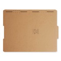 File Folders | Smead 19880 0.75 in. Expansion 2/5-Cut Top Tab 11-pt Kraft Fastener Folders, 2 Fasteners - Legal Size/Kraft (50/Box) image number 1