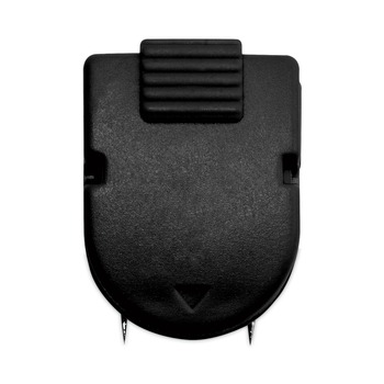 Advantus 75344 40 Sheet Capacity Wall Clips for Fabric Panels - Black (20/Box)