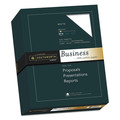 Copy & Printer Paper | Southworth 13C 8.5 in. x 11 in. 20 lb Bond Weight 100 Percent Cotton Business Paper - White (1/Box) image number 0