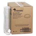Cups and Lids | Pactiv Corp. YLP20CNH EarthChoice 9 - 20 oz. No Straw Slot Cold Cup Lids - Clear (1020/Carton) image number 4