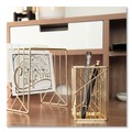 Desktop Organizers | U Brands 3940U00-01 Vena Metal Desktop Organization Kit - Gold (3-Piece/Kit) image number 2