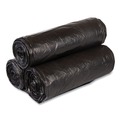 Trash Bags | Inteplast Group S366022K 36 in. x 60 in. 22.1 mic 55 Gallon High-Density Commercial Can Liners - Black (150/Carton) image number 1