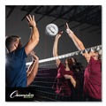 Breakroom Supplies | Champion Sports VR4 Official Size Rubber Volleyball -  White image number 3