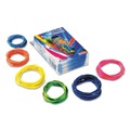 Rubber Bands | Alliance 07706 1.5 oz. Box Band-Count Varies Size 54 (Assorted) 0.04 in. Gauge Brites Pic-Pac Rubber Bands - Assorted Colors (1-Box) image number 1
