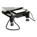 Monitor Stands | 3M MS100B 21.6 in. x 9.4 in. x 2.7 in. to 3.9 in. Supports 33 lbs. Monitor Stand MS100B - Black/Clear image number 5