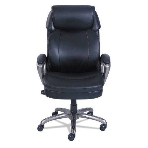 Office Chairs | SertaPedic 48965 Cosset 275-lb. Capacity High-Back Executive Chair - Black image number 0