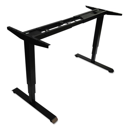 Office Desks & Workstations | Alera ALEHT3SAB AdaptivErgo 48.06 in. x 24.35 in. x 25 in. to 50.7 in. Sit-Stand 3-Stage Electric Height-Adjustable Table Base - Black image number 0