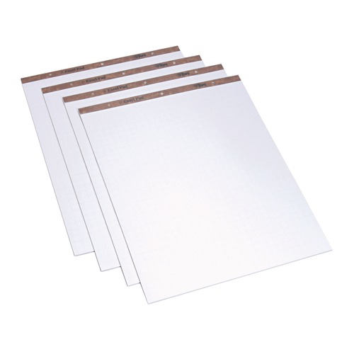 Notebooks & Pads | TOPS 7900 50 Sheets 27 in. x 34 in. Quadrille Rule Easel Pads - White (4/Carton) image number 0