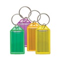 Label & Badge Holders | CONTROLTEK 500135 Metal/Plastic Key Tags - Green/Orange/Purple/Yellow (4/Pack) image number 4