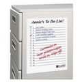 Sticky Notes & Post it | C-Line 57911 8.5 in. x 11 in. Self-Stick Dry Erase Sheets - White (25/Box) image number 2