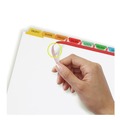 Dividers & Tabs | Avery 11419 8-Tab Color Tabs 11 in. x 8.5 in. Traditional Color Tabs Print and Apply Index Maker Clear Label Dividers (5/Pack) image number 3