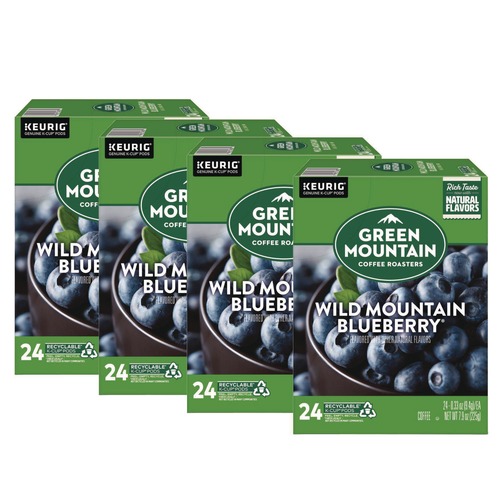 Coffee | Green Mountain Coffee 5000366902 Fair Trade Coffee K-Cups - Wild Mountain Blueberry (96/Carton) image number 0