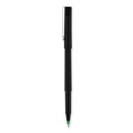 Pens | uni-ball 60154 0.5 mm Stick Roller Ball Pen - Green Ink/Black/Green Barrel/Extra-Fine (1-Dozen) image number 2