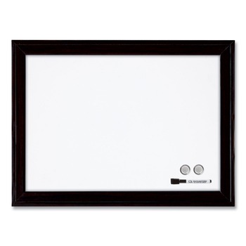 OFFICE PRESENTATION SUPPLIES | Quartet 79282 23 x 17 Home Decor Magnetic Dry Erase Board - White Surface/Black Wood Frame