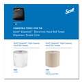 Paper Towel Holders | Scott 48860 Essential 12.7 in. x 9.57 in. x 15.76 in. Electronic Hard Roll Towel Dispenser - Black (1/Carton) image number 8