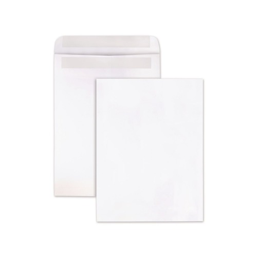 Envelopes & Mailers | Quality Park QUA43517 9 x 12 Redi-Seal Cheese Blade Flap Catalog Envelope - White (100/Box) image number 0